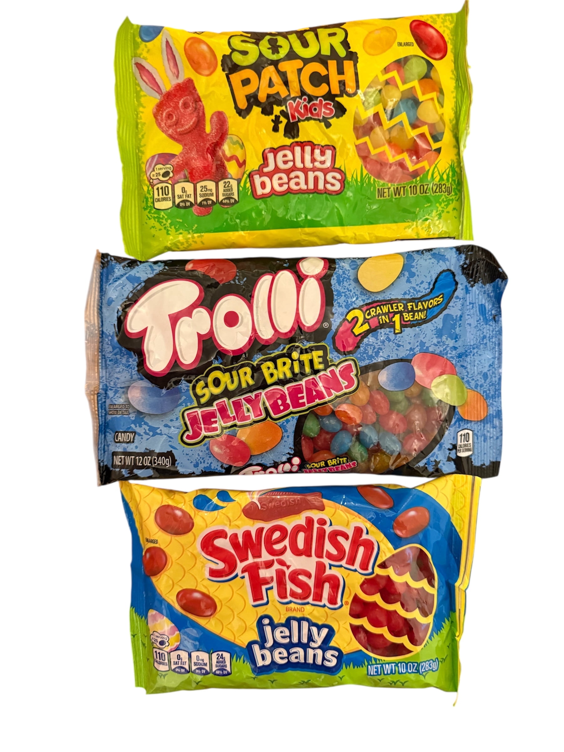 jelly beans limited time bundle: sweedish fish, trolli, sour patch kids