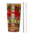 thumbnail image 1 of jesus 20oz Tumbler, Insulated Stainless Steel Water Bottle Portable Travel Coffee Tea Mug Cup, 1 of 6