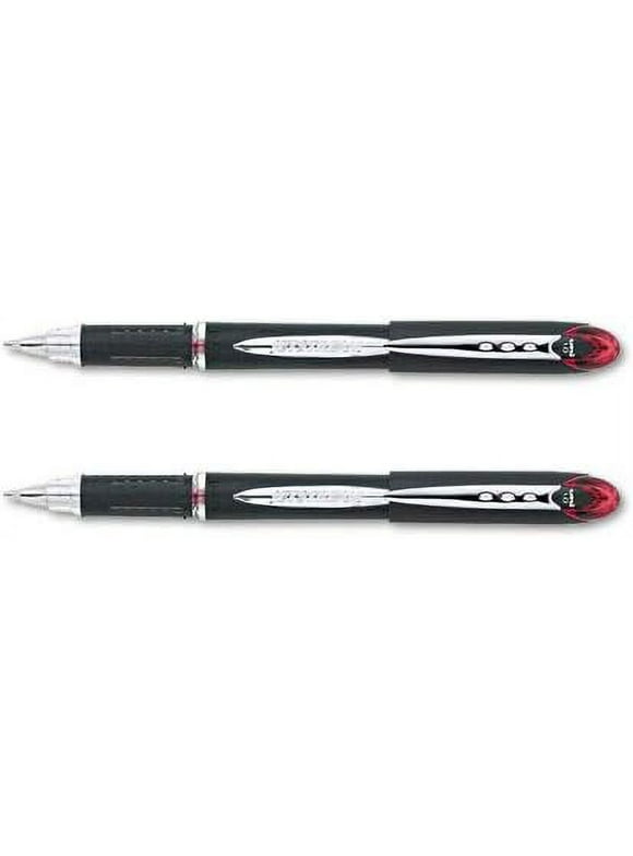 jetstream stick pen, black barrel, red , bold point, 1.0 mm -- sold as 2 packs of - 1 - / - total of 2 each