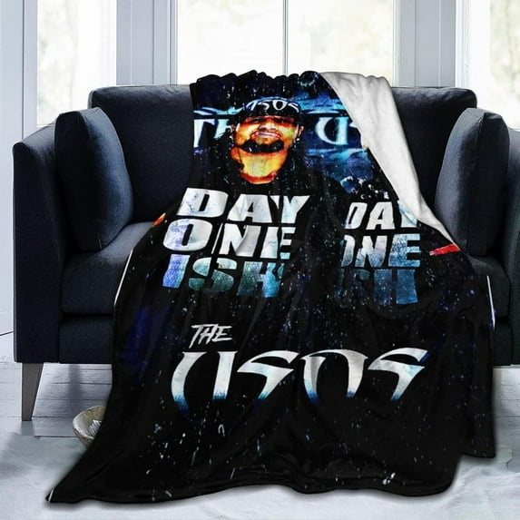 jey Wresting USO Flannel Fashion Blanket,Soft Luxury Fleece Throw Blanket for Couch Bed Sofa Outdoor,Men Lightweight Warm Plush Air Conditioning Blankets 40x50