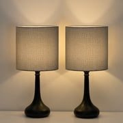 jfjsjdsd Bedroom Dual USB Charging Ports Table Lamp, 2 Count