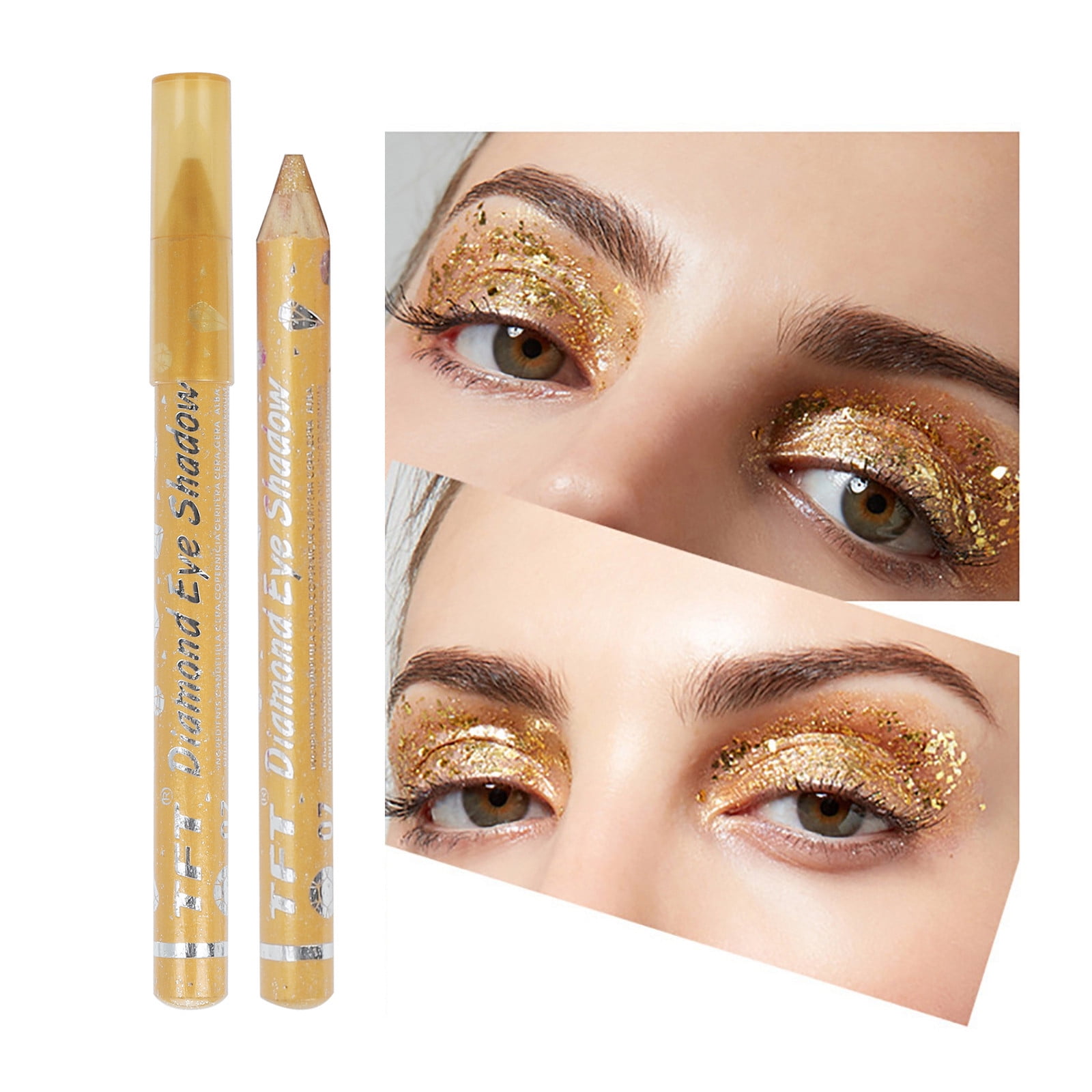 jhiwgzj Glitter Eye Shadow Makeup Pearl Color Eyeliners Pencil ...