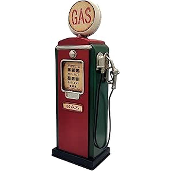 Coin Bank Vintage Fuel Pump Gas Model Pump Petrol Station Piggy Bank Gasoline Money Bank Saving Bank Home Desktop Decor
