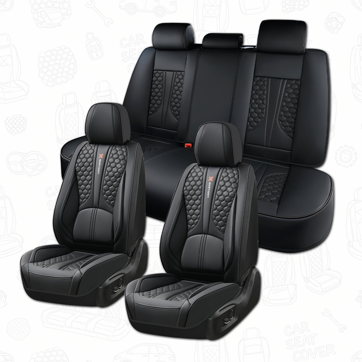 jiaZcLp Car Seat Protectors 2005 for Suzuki Verona Leather Upholstery ...