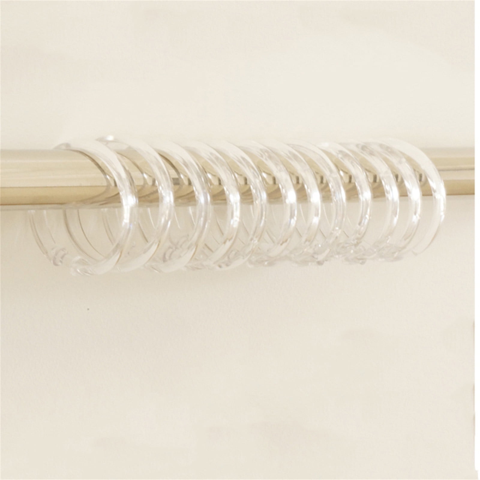 jiacuix Creative Transparent Shower Curtain Ring OCurtain Hook