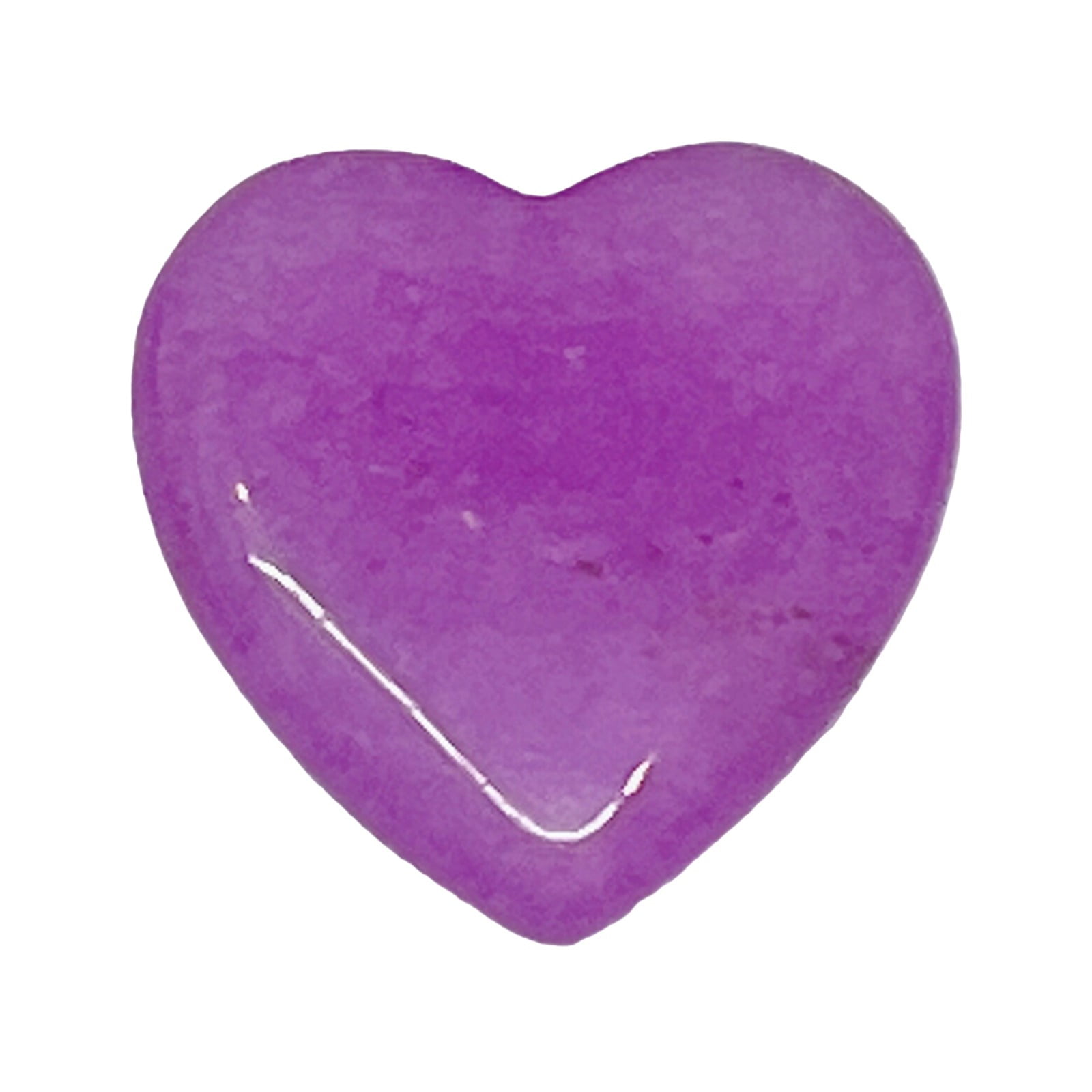 jiacuix 5pcsNatural Crystal 20mm Heart Pendant Heart Shaped