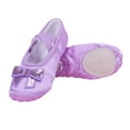 thumbnail image 1 of jianru Ballet Shoes for Girls Elastic Straps Non Slip Soft Sole Sequin Bow Satin Professional Dance Shoes for Toddler Kids, 1 of 1