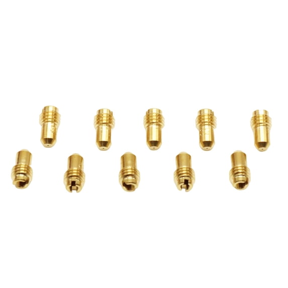 jiaping 10 Pieces Carb Jet Motorcycle Accessories Carburetor Main Jet Kit for Phbg