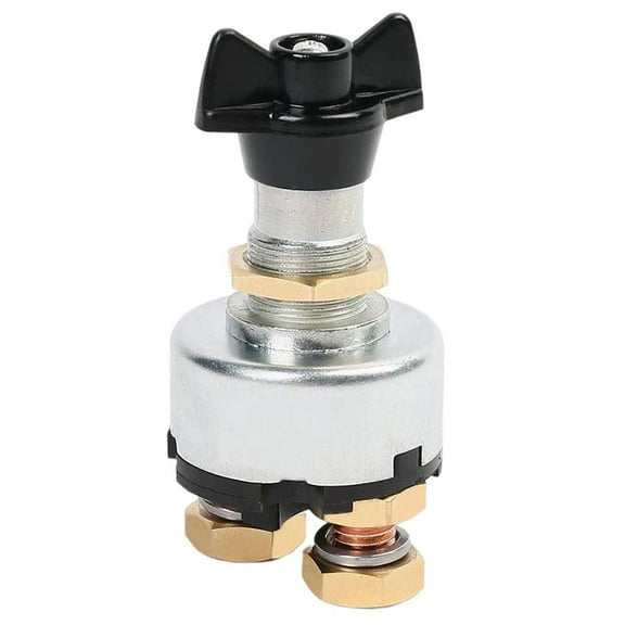 jiaping 12V Main , ,Disconnect Switch, 2Battery Isolator Main Switch ,for Car Vehicle