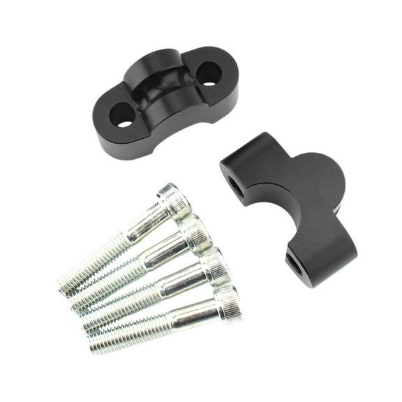 jiaping 2 Pieces Motorcycle Handlebar Riser Clamp for CB1100 RS CB1100 EX Black