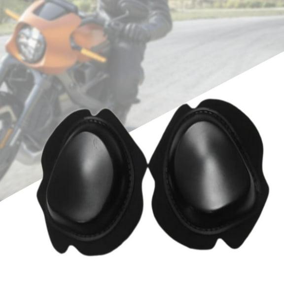 jiaping 2 Pieces Motorcycle Knee Guard Pads Black for Biking Motocross Mountain