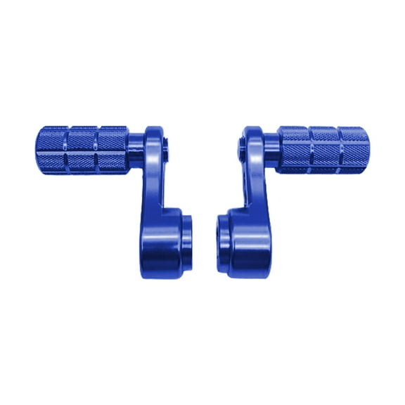 jiaping 2Pcs Foot Rest Pegs Pedals Assembly Modification Non Slip Accessory Bike Scooter Blue