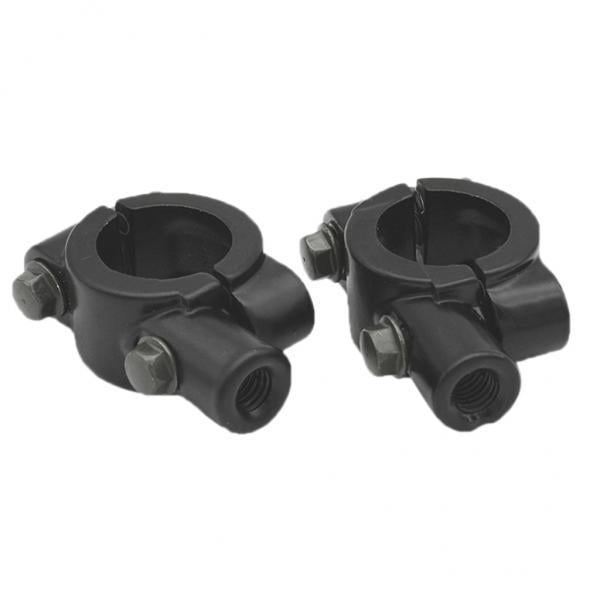 jiaping 3x1 Pair 8mm Mirror Mount Handle Bar Clamp Holders Universal for Motorcycle