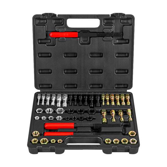 jiaping 49Pcs Thread Repair Tool Set Sturdy Thread Rethreading Kit Accessories Alloy