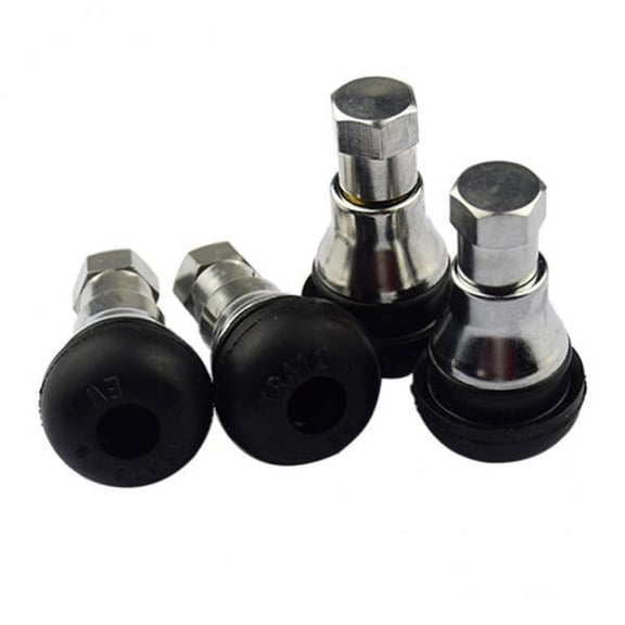 jiaping 4x4 Pieces TR412AC 33mm Circuit Performance Shorty Chrome Valve Stems 4 Pcs