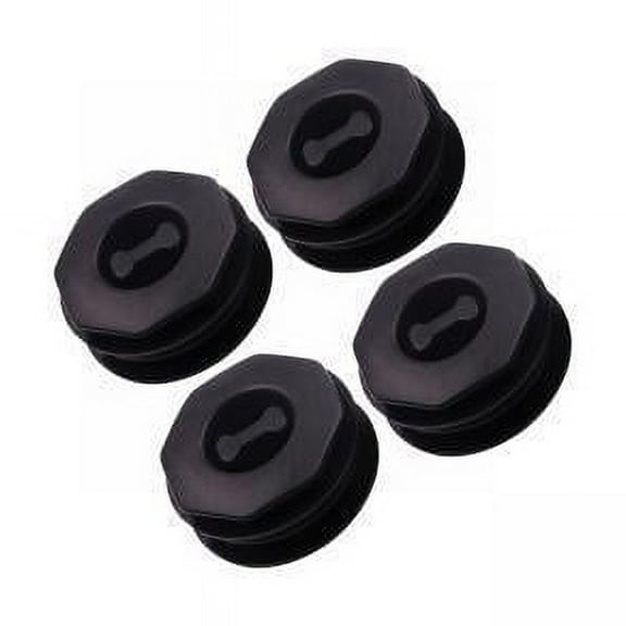 jiaping 5xPack of 4 Car Floor Mat Clips Sleeve Holder Automobile Accessories Universal Black