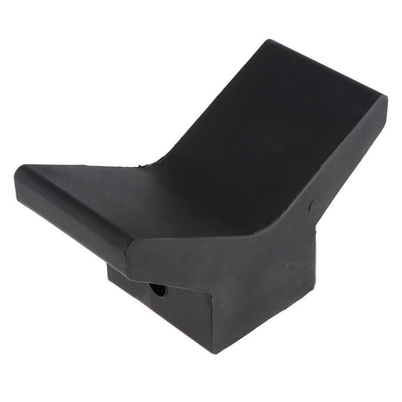 jiaping 6 Inch Mounting Width Boat Trailer Non Marking Black Molded Rubber V Bow Stop