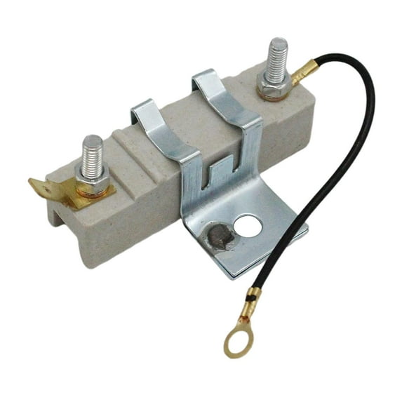 jiaping Car Metal Oil-Immersed Coil Resistor Ballast Resistor Use With A 2 Ohms Ballast Coil Car Auto, 9x4x4cm