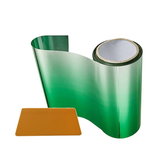 jiaping Car Sun Visor Strip Tint Film 20cmx150cm, Front Windshield Protect Shade Sticker Green