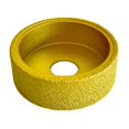 thumbnail image 1 of jiaping Concrete Grinding Wheel Edge Profile Sanding Disc Parallel Side Dry Vacuum Brazed Grinding Wheel Disc for Angle Grinders Rock , 25mm, 1 of 9