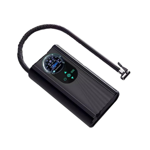 jiaping Cordless Tire Inflator Mini Pump Pressure Gauge Mini Tire Pump for Cars Bike