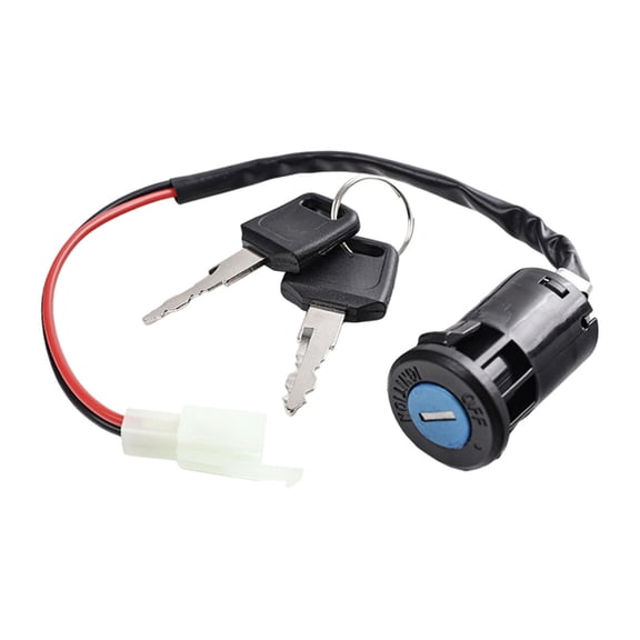 jiaping Generic Ignition Key Switch 2 Wire for Go Kart Moped Scooter Motorcycle