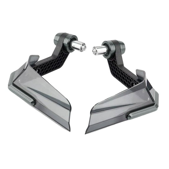 jiaping Motorcycle Hand Protector Deflector Handlebar Hand Brush Guards Windshield Crash Titanium Color