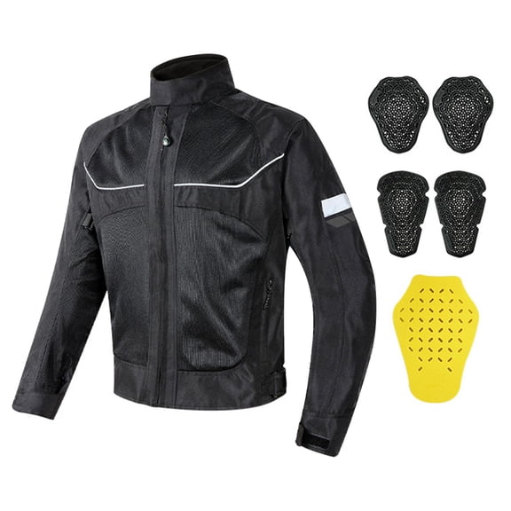 jiaping Motorcycle Jacket Impact Protection Clothing Breathable Mesh Motorcyclist Jacket 2XL