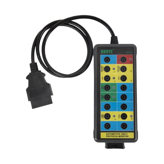 jiaping OBD2 Box Can Box 4mm Banana Sockets Car Test Led OBD2