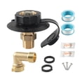 thumbnail image 1 of jiaping RV City Inlet Adapter RV Water Hose Connector for Motorhomes Black, 1 of 9