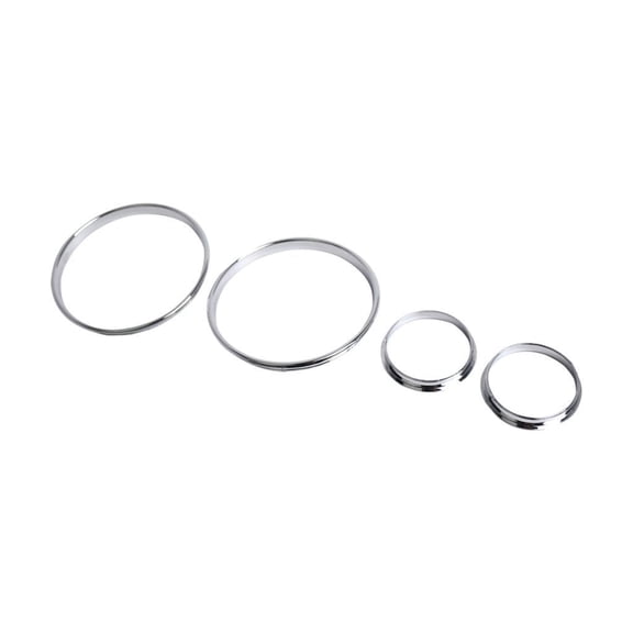 jiaping Set of 4 Dashboard Instrument Panel Rings for E38 E53 Spare Parts Sturdy