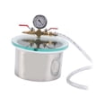 thumbnail image 1 of jiaping Vacuum Chamber Degassing Resin Silicone Epoxies Plaster Gas Extraction Clear Lid 1 Gallon, 1 of 7