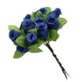 thumbnail image 1 of jiaroswwei 1 Bouquet Artificial Flower 12 Rose Heads DIY Craft Home Party Wedding Decor, 1 of 8
