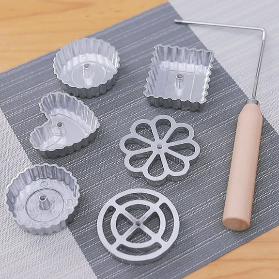 jiaroswwei 1 Set Baking Mold Delicate Detachable Food Grade Aluminum Alloy Cooking Baking Mold Kitchen Supplies