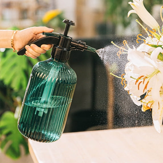 jiaroswwei 2L Watering Can with Scales Multipurpose PP Pressure Type Mister Spray Bottle Garden Supplies