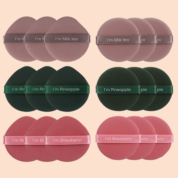 jiaroswwei 3Pcs Air Cushion Puffs Soft High Elasticity Wet And Dry Quick Rebound Seamless Makeup Tools Breathable Lightweight Makeup Blenders Puffs for Daily Makeup