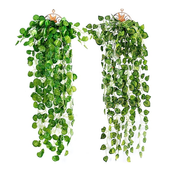 jiaroswwei Artificial Hanging Vines Simulated Decoration Fabric Realistic Hanging Vines for Wedding