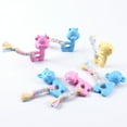 thumbnail image 1 of jiaroswwei Dog Interactive Toy Comfortable Bite Resistant Soft Animal Shape Small Medium Dog Teething Toy for Indoor, 1 of 8
