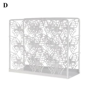 jiaroswwei Hollow Napkin Holder Paper Towel Dispenser Tissue Rack Party Dining Table Decor
