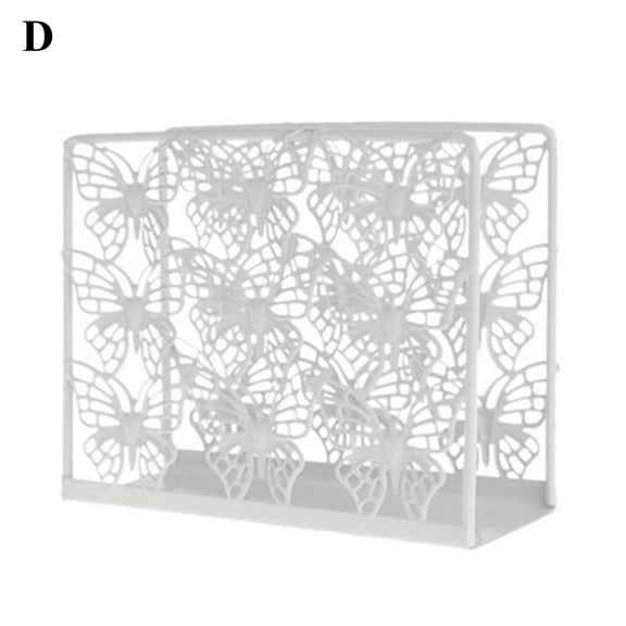 jiaroswwei Hollow Napkin Holder Paper Towel Dispenser Tissue Rack Party Dining Table Decor