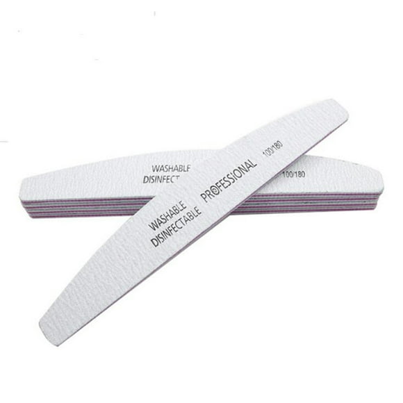 jiaroswwei Mini Foam Nail File Hard Dead Skin Removing Polishing Buffer Manicure Tools