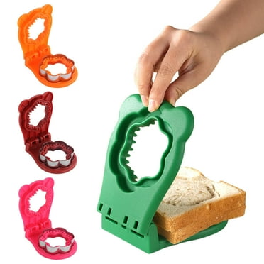 jiaroswwei Sandwich Cutter And Sealer, Flower Shaped Sandwich Maker, DIY Sandwich Shaping Tool for Cookies Pancakes