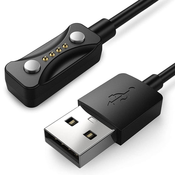 jiatumeimaoyi Magnetic Charger Compatible with Polar Pacer,Pacer Pro,Ignite 3,Grit X2 Pro,Vantage V3, Vantage M3 Smart Watch - 1M,USB-A