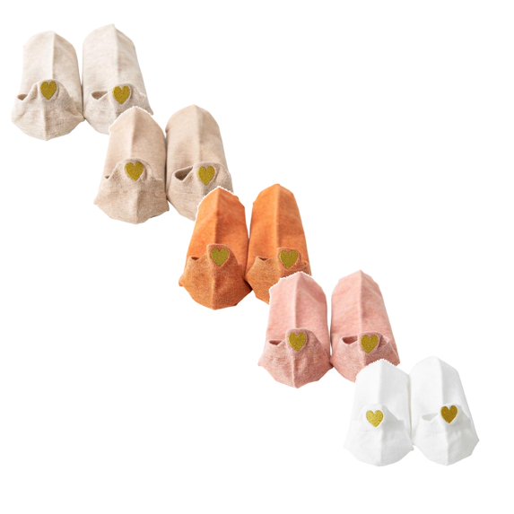 jiaxiM 5 Pairs Womens Socks Casual Calf Crew Socks Cotton Comfortable and Lightweight Socks