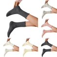 thumbnail image 1 of jiaxiM 5 Pairs Womens Socks Casual Calf Crew Socks Cotton Comfortable and Lightweight Socks, 1 of 3
