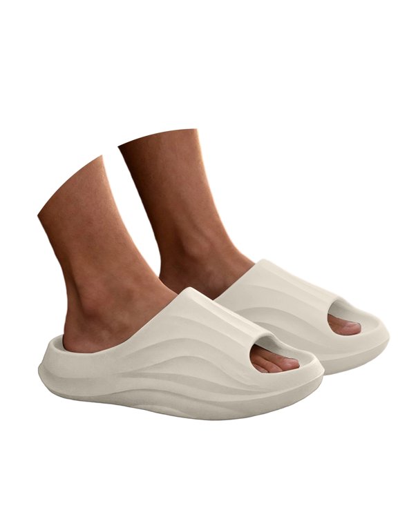 Arch Support Slippers Women Non Slides Women Breathable Open Toe Thick Sole Sandals for Women 2026 for Bathroom Indoor Outdoor Beach