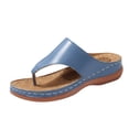 thumbnail image 1 of jiaxiM Black Flip Flops for Women Wedge Thong Sandals for Women Soft Cute Slippers for Women Non- Womens Sandals Dressy Tpr Sole Jelly Shoes Women, 1 of 9