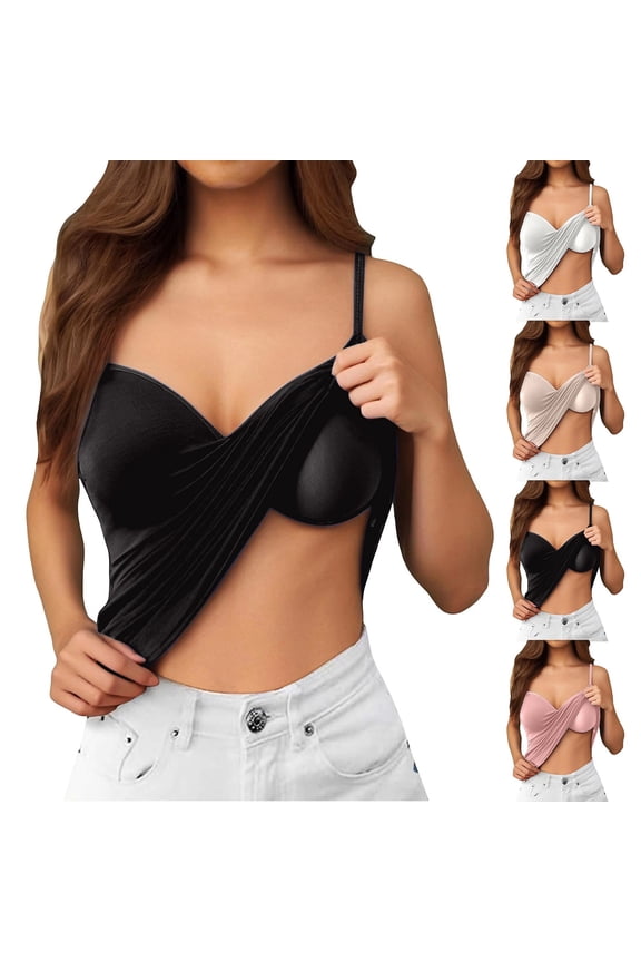 Camisole with Built In Bra for Women Sleeveless Loose Fit Trendy Built-In Bra Tank Pilates Gym Activewear Basic Tanks Y2k Going Out Tops