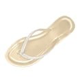 thumbnail image 1 of jiaxiM Dressy Flip Flops for Women Thong Sandals Lightweight Ladies Slippers Non- Woven Sole Orthofeet Shoes for Women Beach Casual Wear, 1 of 7