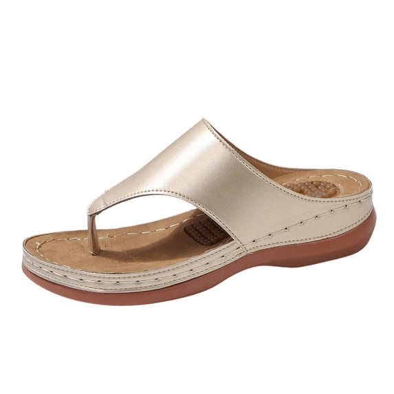 jiaxiM Flip Flops for Women Beach Thong Sandals for Women Wide Cushioned Memory Foam Slippers for Women Non- Wedges Sandals for Women Rubber Sole Womens on Shoes